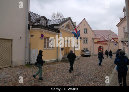 Ambassade des pays-Bas dans la « vieille ville » de Tallinn, Estonie Banque D'Images