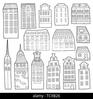 Maison à la main. Vector illustration. Illustration de Vecteur