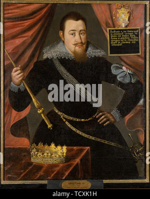 Portrait du roi Christian IV DE Danemark (1577-1648) . Organisateur : anonyme. Banque D'Images