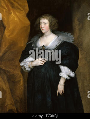 Portrait de femme, ch. 1635. Créateur : Sir Anthony Van Dyck (1599-1641). Banque D'Images