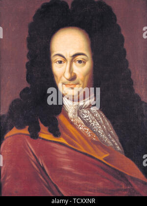 Gottfried Wilhelm Leibniz (1646-1716) , ch. 1710. Organisateur : anonyme. Banque D'Images