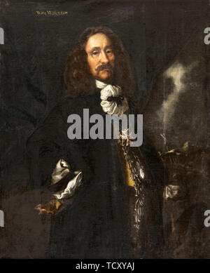 Portrait de l'amiral Witte Corneliszoon de Avec (1599-1658) , ca 1657-1658. Créateur : Karel van Mander, III, (1609-1670). Banque D'Images