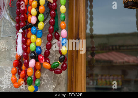 Souvenirs shop dans Lagich village, l'Azerbaïdjan. Belle photo de boutiques de souvenirs dans le village bazaar Banque D'Images