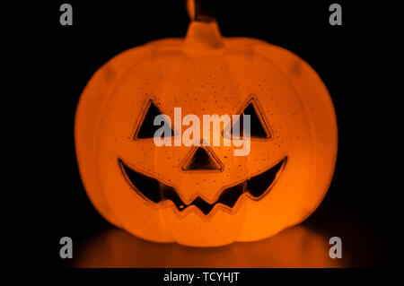 L'Halloween, la citrouille Banque D'Images