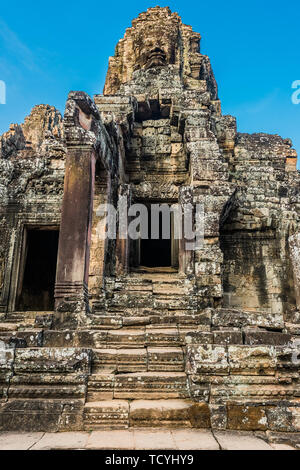 Prasat temple Bayon Angkor Thom au Cambodge Banque D'Images