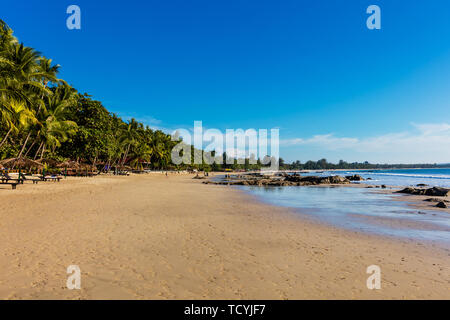 Près de la plage de Ngapali à Thandwe l'État de Rakhine au Myanmar (Birmanie) Banque D'Images