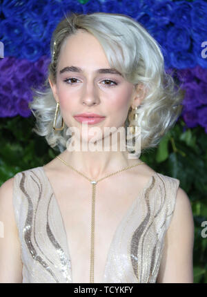 9 juin 2019 - New York City, New York, États-Unis - Acteur SOPHIA ANNE CARUSO assiste à la 73e assemblée annuelle tenue Tony Awards au Radio City Music Hall. (Crédit Image : © ZUMA/Kaszerman Nancy fil) Banque D'Images