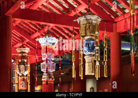 Lanternes chinoises fête traditionnelle Banque D'Images