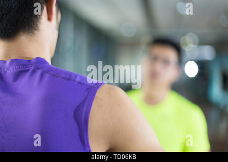 Young Asian people sport moderne Banque D'Images