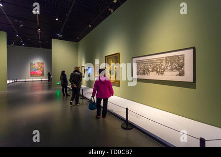 Chengdu Museum - Exposition de peinture à la fois Banque D'Images