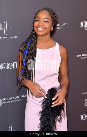 Marsai Martin à la Los Angeles Magazine confidentielle à la ligne prix Impact Hotel. Los Angeles, l'utilisation dans le monde entier 09.06.2019 | Banque D'Images