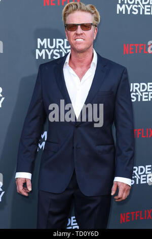 WESTWOOD, LOS ANGELES, CALIFORNIE, USA - 10 juin : Jake Busey arrive à la première de Los Angeles de Netflix "meurtre mystère" qui a eu lieu au Regency Village Theatre le 10 juin 2019 à Westwood, Los Angeles, Californie, États-Unis. (Photo par Xavier Collin/Image Press Office) Banque D'Images