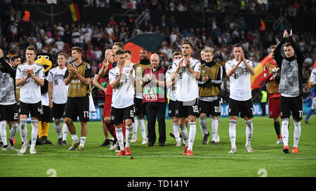 Mainz, Allemagne. 11 Juin, 2019. final jubilatoire. GES/football/Qualification Euro : Allemagne - Estonie, 11.06.2019 Football/soccer : qualificatifs européens : l'Allemagne contre l'Estonie, Mayence, le 11 juin 2019 | dans le monde l'utilisation de crédit : afp/Alamy Live News Banque D'Images