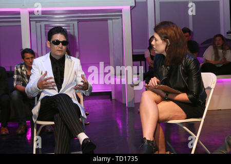 9 juin 2019 - West Hollywood, CA, USA - LOS ANGELES - Oct 9 : Corey Feldman, Sarah Findlay à la ''fameuse'' une pièce de Michael Leoni - Talk Back Post Show Discussion à la l'expérience 11:11 le 9 juin 2019 à West Hollywood, CA (crédit Image : © Kay Blake/Zuma sur le fil) Banque D'Images