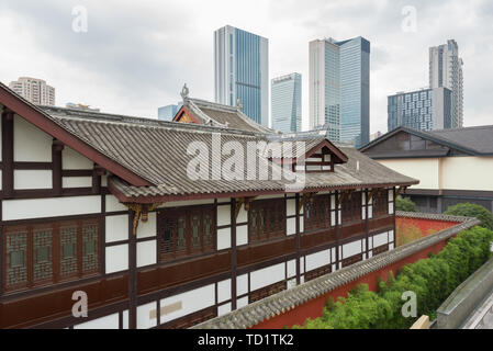 Ancienne architecture traditionnelle au coeur de Taikuri, Chengdu Banque D'Images