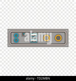 L'icône du panneau de connexion du câble, cartoon style Illustration de Vecteur