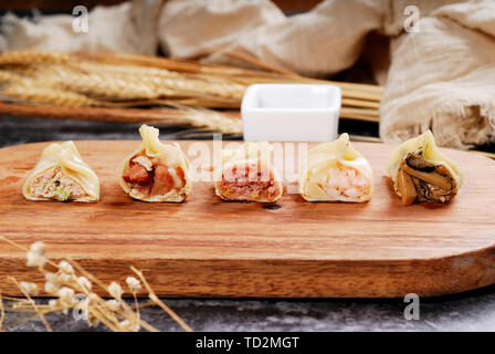 boulettes frites Banque D'Images