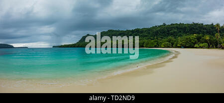 Célèbre plage de Champagne, Vanuatu, l'île d'Espiritu Santo, près de Luganville, Pacifique Sud Banque D'Images