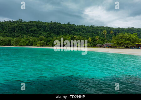 Célèbre plage de Champagne, Vanuatu, l'île d'Espiritu Santo, près de Luganville, Pacifique Sud Banque D'Images