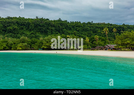 Célèbre plage de Champagne, Vanuatu, l'île d'Espiritu Santo, près de Luganville, Pacifique Sud Banque D'Images