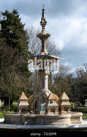 La fontaine de Hitchman Jephson Gardens Park Banque D'Images