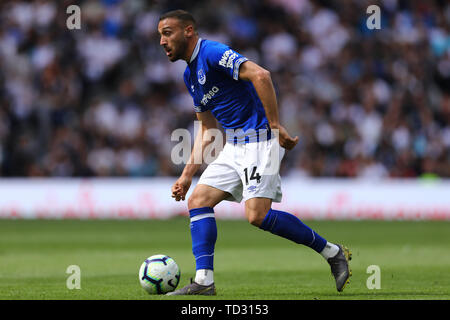 Cenk Tosun de Everton - Tottenham Hotspur v Everton, Premier League, Tottenham Hotspur Stadium, Londres - 12 mai 2019 Editorial N'utilisez que des restrictions s'appliquent - DataCo Banque D'Images