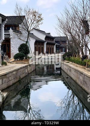 Hanling village ancien, Ningbo Banque D'Images