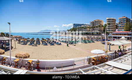 COSTA DEL SOL, ESPAGNE - CIRCA MAI 2019 : la côte Costa del Sol en Andalousie, Espagne Banque D'Images