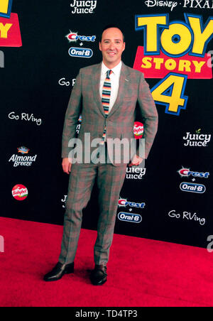 Hollywood, Californie, USA 11 juin 2019 acteur Tony Hale assiste à la première mondiale de Disney et Pixar Toy Story 4 '' le 11 juin 2019 au El Capitan Theatre à Hollywood, Californie, USA. Photo de Barry King/Alamy Live News Banque D'Images