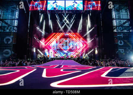 Milano, Italie. 07Th Juin, 2019. Vasco Rossi effectue sur scène à San Siro lors de son non stop musique live 2019 à Milan. Credit : SOPA/Alamy Images Limited Live News Banque D'Images