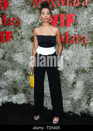 WEST HOLLYWOOD, LOS ANGELES, CALIFORNIE, USA - 11 juin : Nesta actrice Cooper arrive à la InStyle Max Mara Women in Film Fête au Château Marmont le 11 juin 2019 à West Hollywood, Los Angeles, Californie, USA. (Photo par Xavier Collin/Image Press Office) Banque D'Images