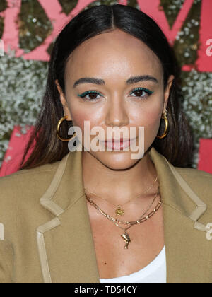 West Hollywood, USA. 11 Juin, 2019. WEST HOLLYWOOD, LOS ANGELES, CALIFORNIE, USA - 11 juin : L'actrice Ashley Madekwe port Max Mara arrive à la InStyle Max Mara Women in Film Fête au Château Marmont le 11 juin 2019 à West Hollywood, Los Angeles, Californie, USA. (Photo par Xavier Collin/Image Crédit : Agence de Presse) L'agence de presse Image/Alamy Live News Banque D'Images