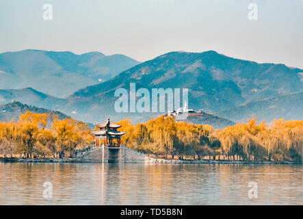 Palais d'été paysage lac Kunming Banque D'Images