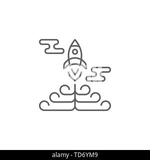 Concernant la stratégie de l'icône de la ligne mince de vecteur. Isolé sur fond blanc. Avc. modifiable Vector Illustration. Illustration de Vecteur