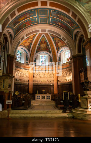 Intérieur de l'église paroissiale de St Cuthbert en centre-ville d'Édimbourg, Écosse, Royaume-Uni Banque D'Images