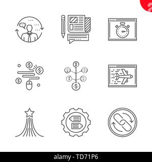 Seo et web opimization Illustration de Vecteur