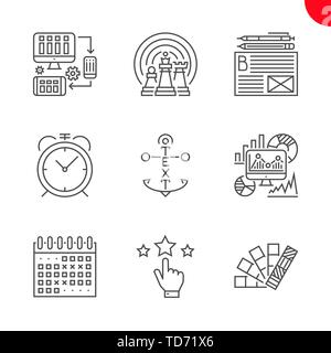 Seo et web opimization Illustration de Vecteur