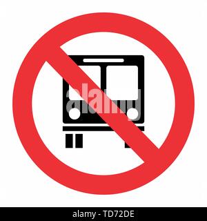 Aucun signe de la circulation routière Illustration de Vecteur