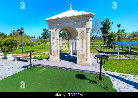 Chapelle de l'Apôtre Matthia. Gonio forteresse Apsaros près de Batumi, Géorgie Banque D'Images