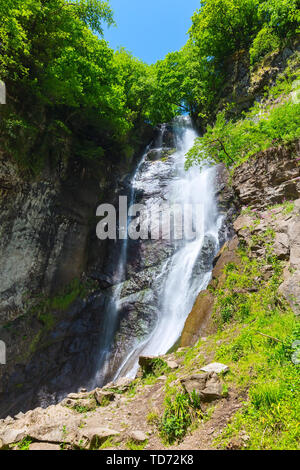 L'Adjarie Géorgie gem nature Makhuntseti chute près de Batumi, Géorgie Banque D'Images