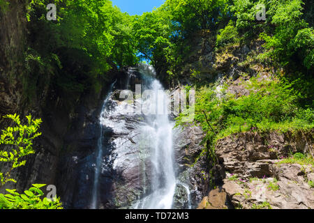 L'Adjarie Géorgie gem nature Makhuntseti chute près de Batumi, Géorgie Banque D'Images