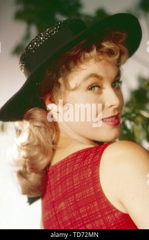 Marianne Hold, deutsche Schauspielerin 1950er Jahre, Deutschland. L'actrice allemande Marianne Hold, l'Allemagne des années 1950. Banque D'Images