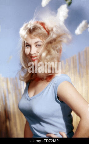 Marianne Hold, deutsche Schauspielerin 1950er Jahre, Deutschland. L'actrice allemande Marianne Hold, l'Allemagne des années 1950. Banque D'Images