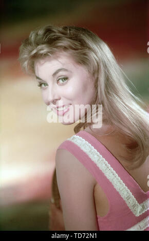 Marianne Hold, deutsche Schauspielerin 1950er Jahre, Deutschland. L'actrice allemande Marianne Hold, l'Allemagne des années 1950. Banque D'Images