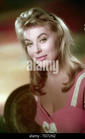 Marianne Hold, deutsche Schauspielerin 1950er Jahre, Deutschland. L'actrice allemande Marianne Hold, l'Allemagne des années 1950. Banque D'Images