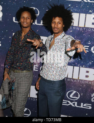 11 juin 2019 - New York City, New York, États-Unis - Acteurs LAURENT Bourgeois et Bourgeois NICOLAS LARRY assister à la première mondiale de 'Hommes en Noir' internationale tenue à AMC Lincoln Square Theatre. (Crédit Image : © ZUMA/Kaszerman Nancy fil) Banque D'Images