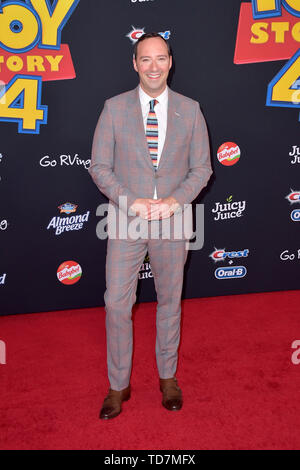 Los Angeles, USA. 11 Juin, 2019. Tony Hale lors de la première mondiale du film 'UN Toy Story : Tout ce qu'entend pas de commande/Toy Story 4' au El Capitan Theatre. Los Angeles, 11.06.2019 | Conditions de crédit dans le monde entier : dpa/Alamy Live News Banque D'Images