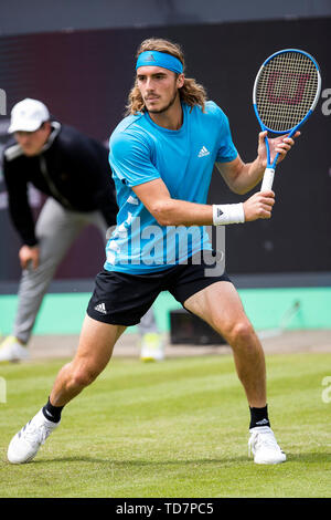 Rosmalen, aux Pays-Bas. 13 Juin, 2019. ROSMALEN, tennis, WTA Open 2019 Libema et tournoi ATP, 13-06-2019, l'Autotron Rosmalen, Stefanos Tsitsipas (GRE) : Crédit Photos Pro/Alamy Live News Banque D'Images