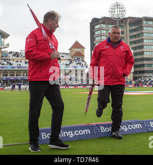 Nottingham, Royaume-Uni. 13 juin 2019. Match entre l'Inde et la Nouvelle-Zélande à Trent Bridge, Nottingham le jeudi 13 juin 2019. (Crédit : Mark Fletcher | MI News ) Crédit : MI News & Sport /Alamy Live News Banque D'Images