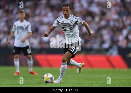 Mainz, Allemagne. 11 Juin, 2019. Leroy Sane (Allemagne). GES/football/Qualification Euro : Allemagne - Estonie, 11.06.2019 Football/soccer : qualificatifs européens : l'Allemagne contre l'Estonie, Mayence, le 11 juin 2019 | dans le monde l'utilisation de crédit : afp/Alamy Live News Banque D'Images